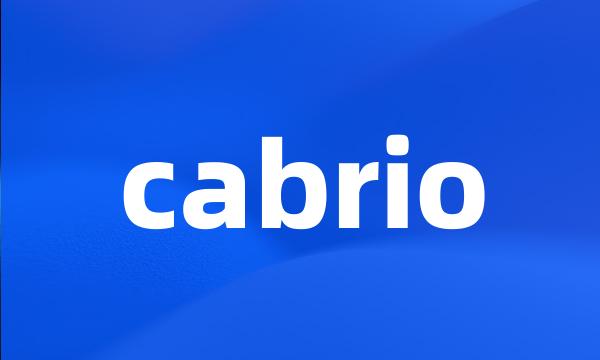 cabrio