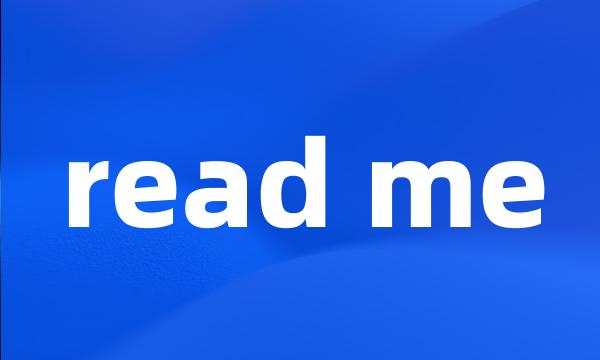 read me