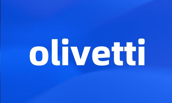 olivetti