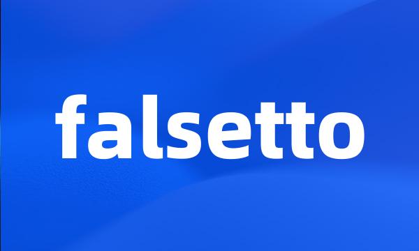 falsetto