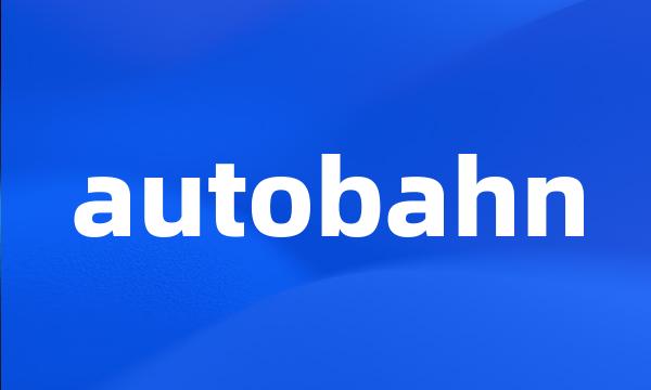 autobahn