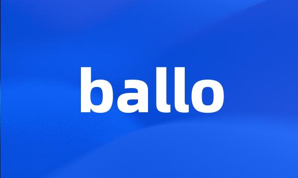 ballo