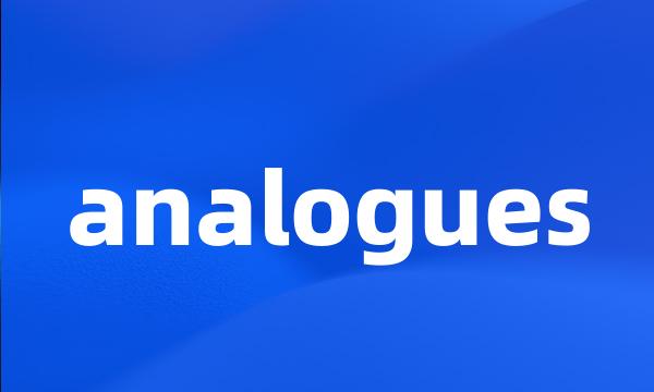 analogues