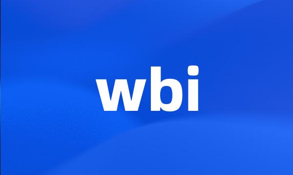 wbi