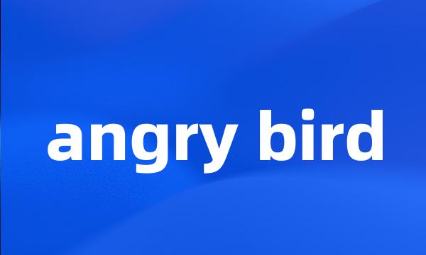 angry bird