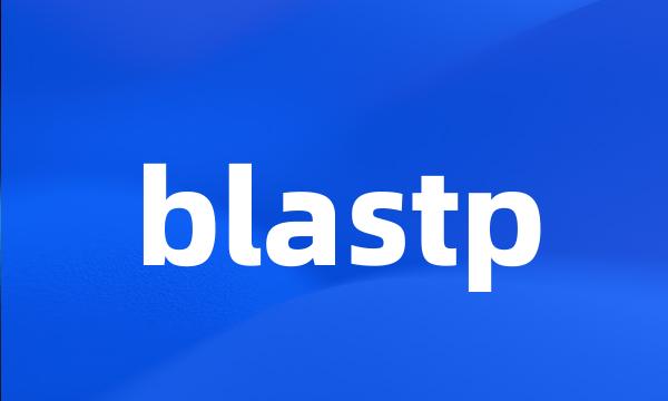 blastp