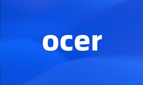 ocer