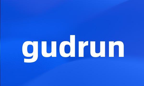 gudrun