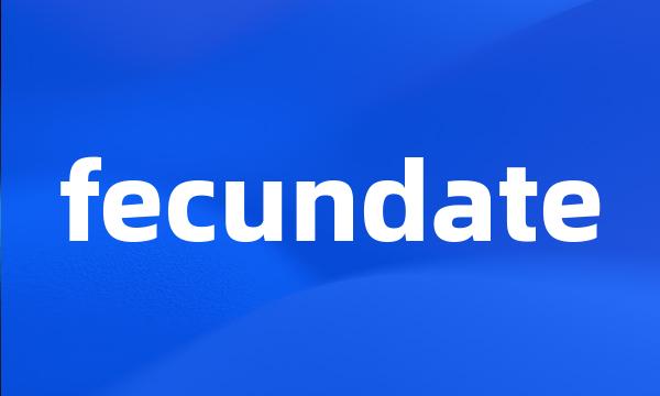 fecundate