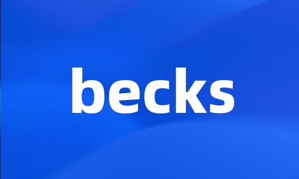 becks