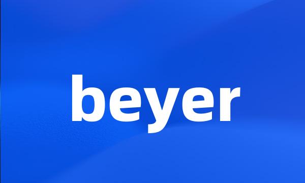 beyer