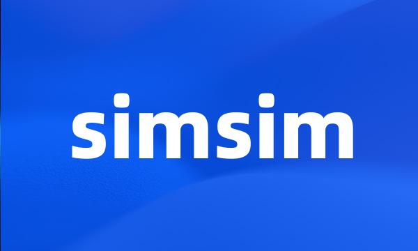 simsim