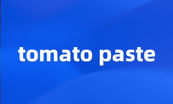 tomato paste