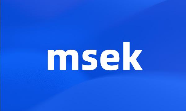 msek