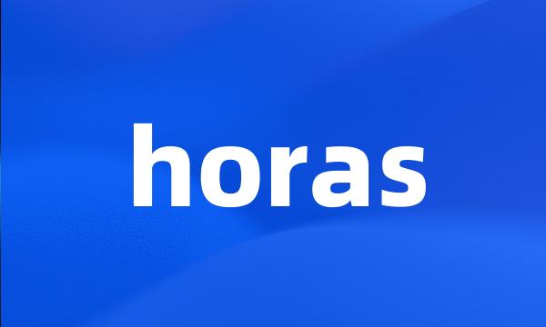 horas