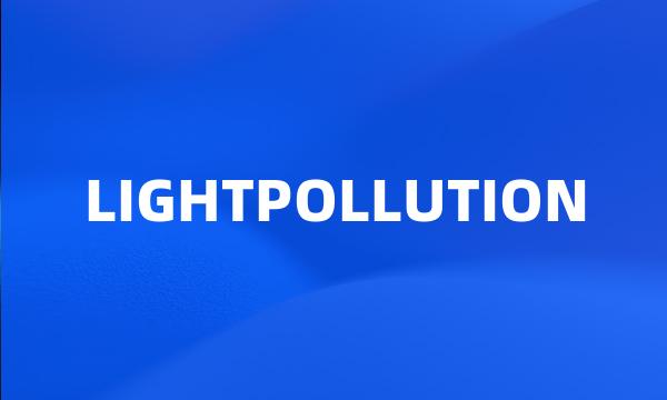 LIGHTPOLLUTION