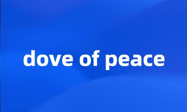 dove of peace