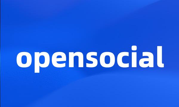 opensocial