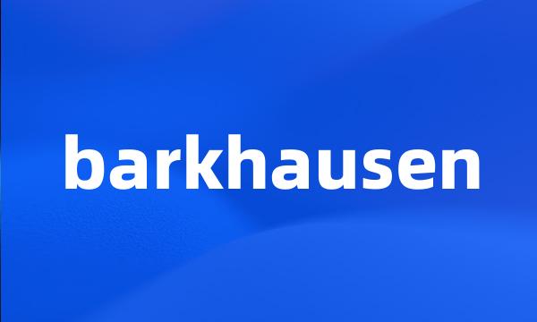 barkhausen