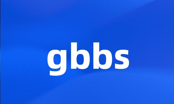 gbbs