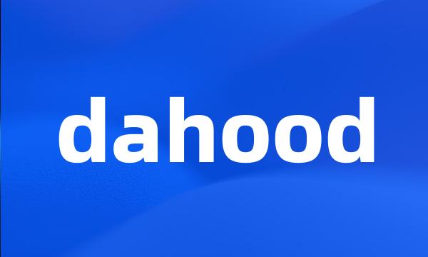 dahood