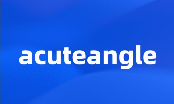 acuteangle