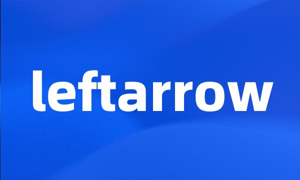 leftarrow