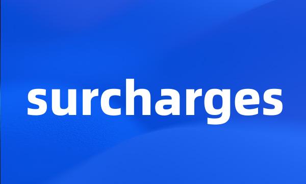 surcharges