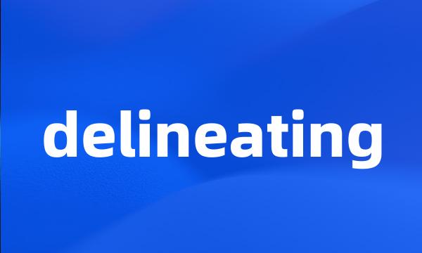 delineating