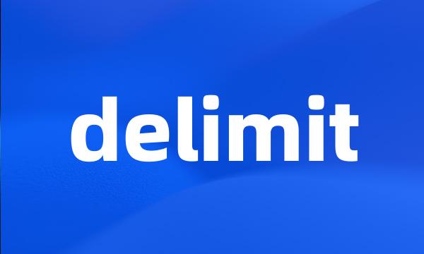 delimit