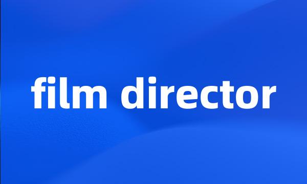 film director