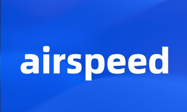 airspeed