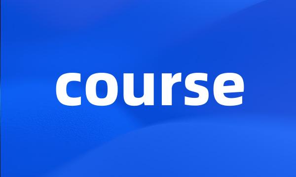 course