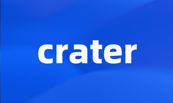 crater