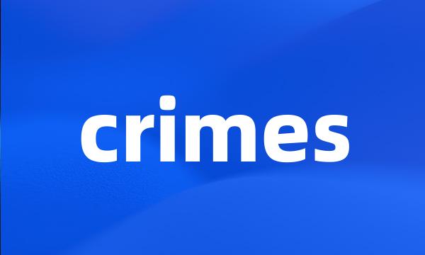 crimes