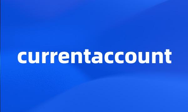 currentaccount