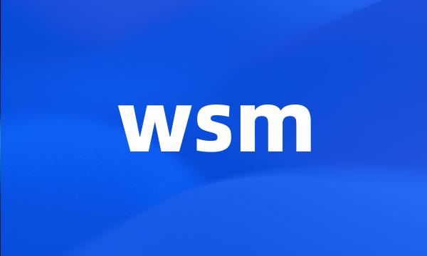 wsm