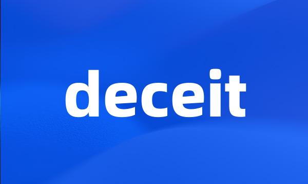 deceit