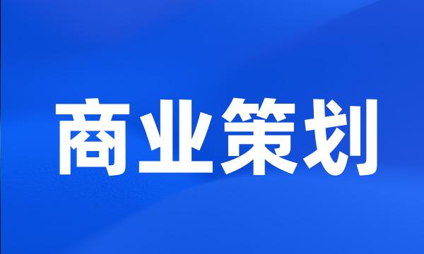 商业策划