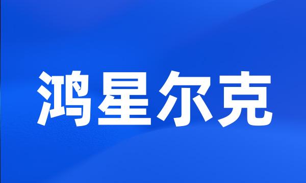 鸿星尔克