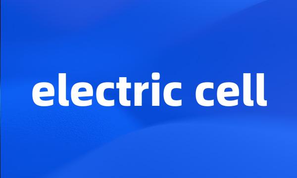 electric cell