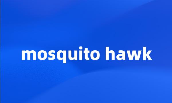 mosquito hawk