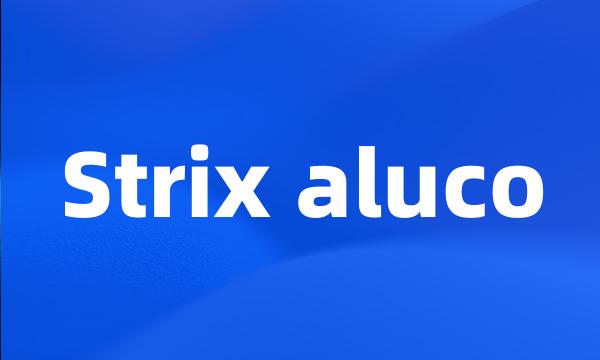 Strix aluco