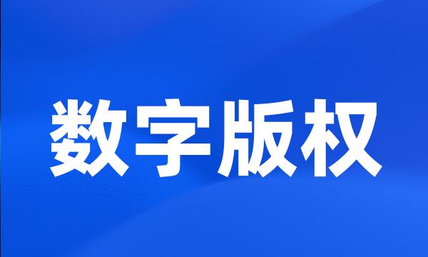 数字版权