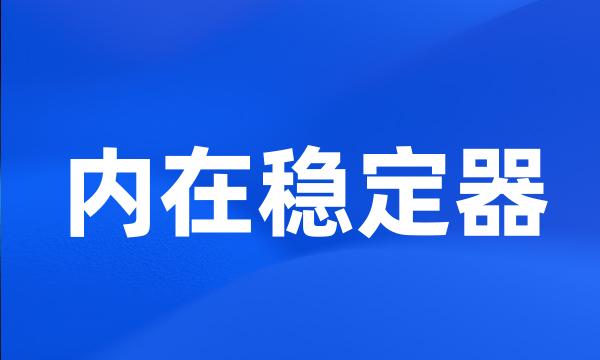 内在稳定器