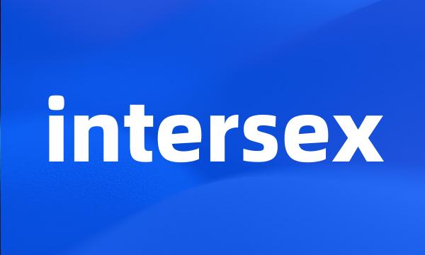 intersex