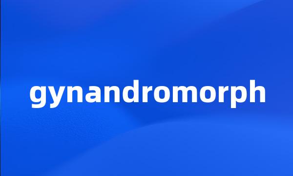 gynandromorph