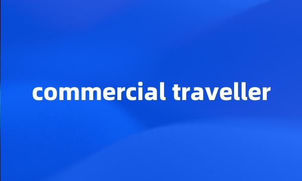 commercial traveller