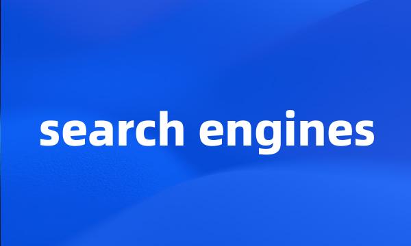 search engines