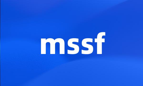 mssf